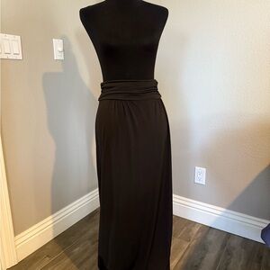 Elegant Black Maxi Skirt